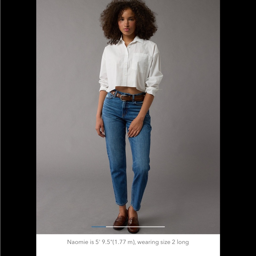 AE Stretch Mom Jeans